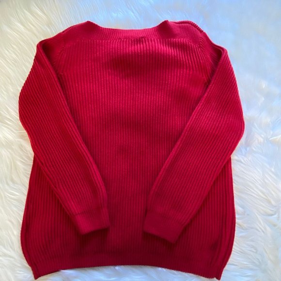 Tommy Hilfiger Womens Cable-Knit Pullover Sweater Scarlet Size XL - Picture 8 of 12